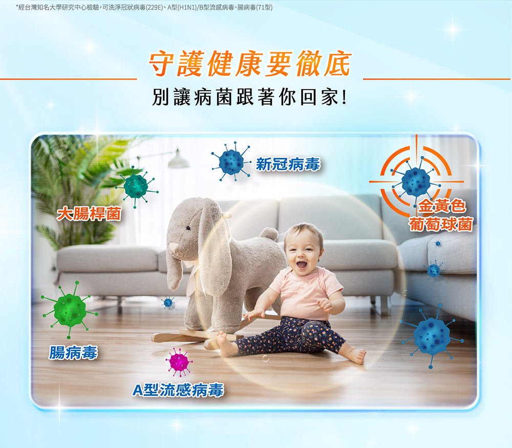 毛寶葳香地板清潔抗菌水