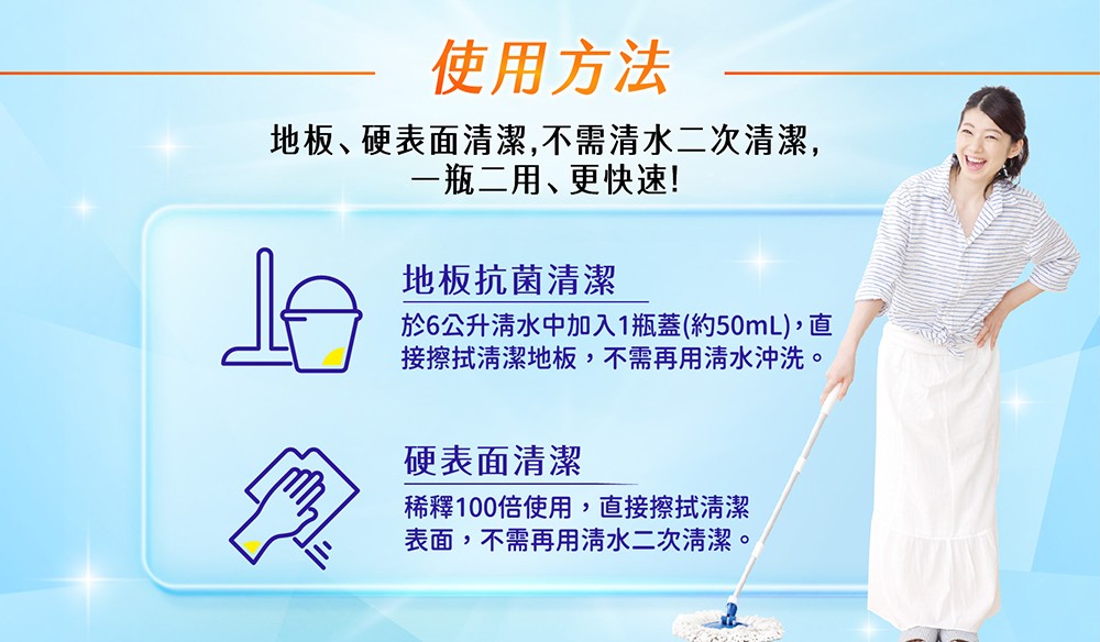 毛寶葳香地板清潔抗菌水