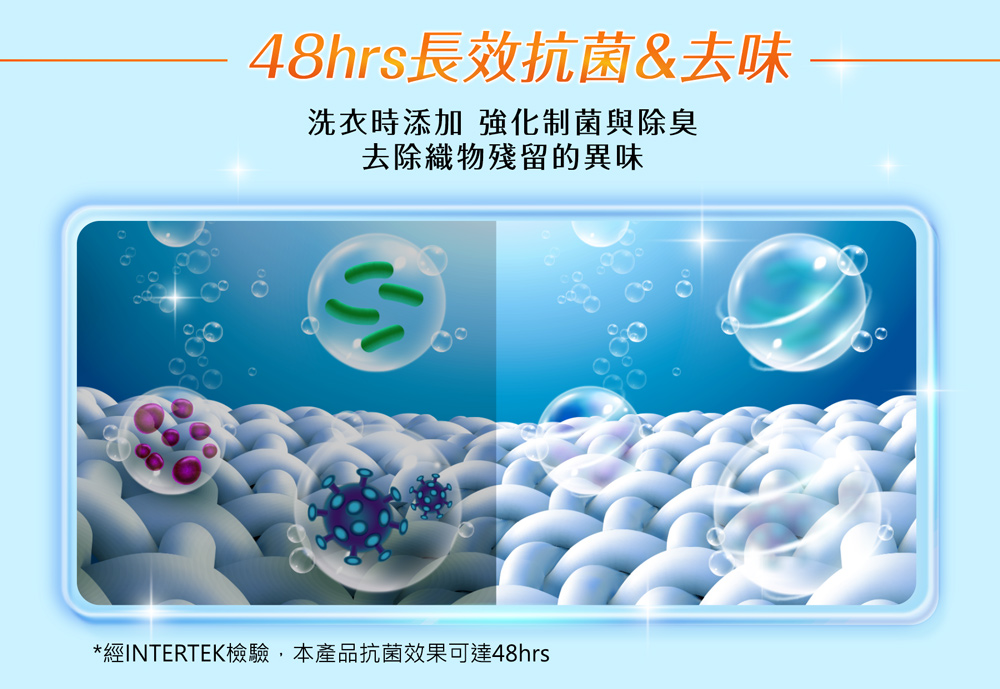 毛寶葳香洗淨4大病毒-衣物抗菌水1050g