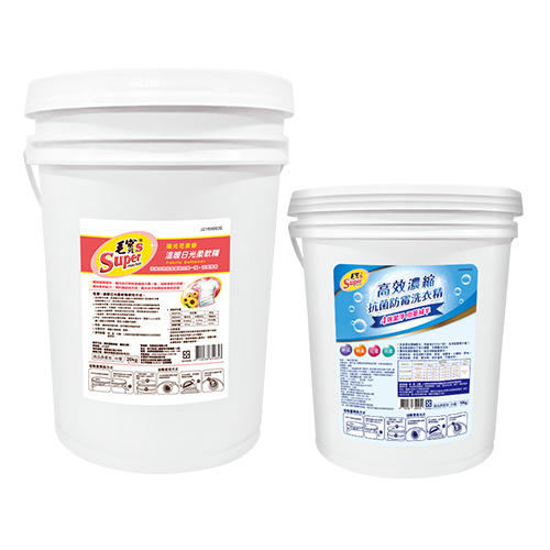 【毛寶S】高效濃縮抗菌防霉洗衣精10kg +【毛寶S】溫暖日光柔軟精20kg