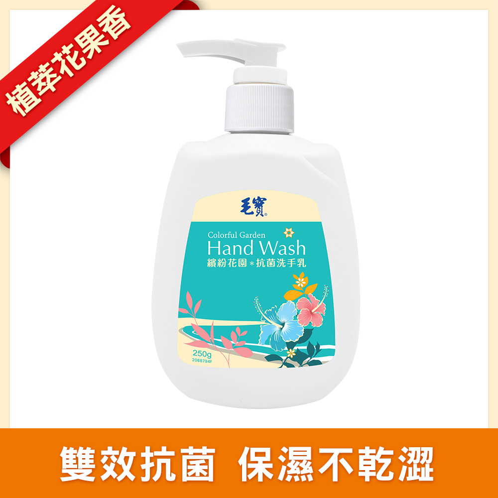 【毛寶】繽紛花園抗菌洗手乳250g