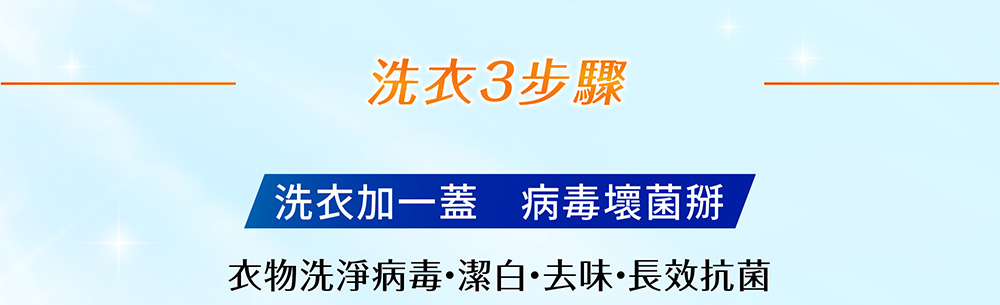 毛寶葳香洗淨4大病毒-衣物抗菌水1050g