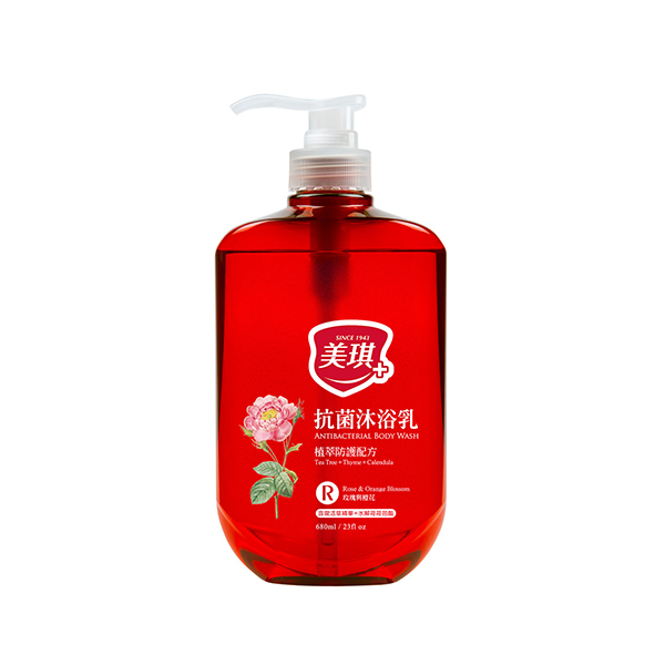 【美琪】抗菌沐浴乳680ml-玫瑰與橙花