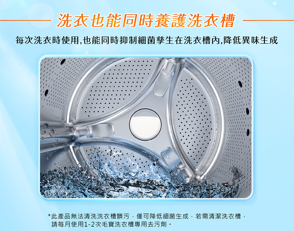 毛寶葳香洗淨4大病毒-衣物抗菌水1050g