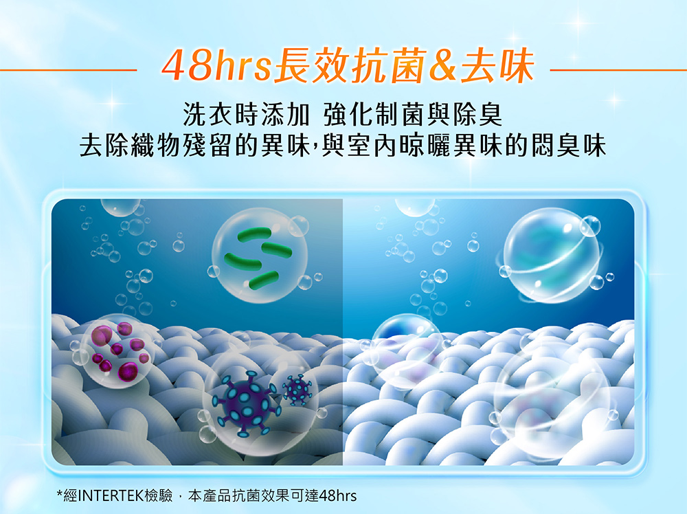 毛寶葳香洗淨4大病毒-衣物抗菌水1050g